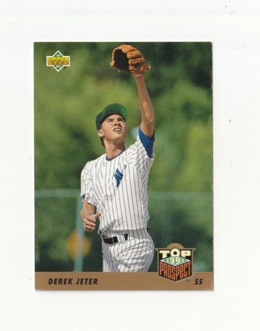 1993 Upper Deck Baseball Derek Jeter Top Prospect #449 HOF Rookie Yankees Nm/Mt