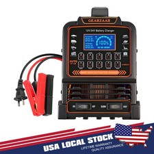 Heavy Duty Car Battery Charger 12V 24V Smart Automatic Intelligent Pulse Repair