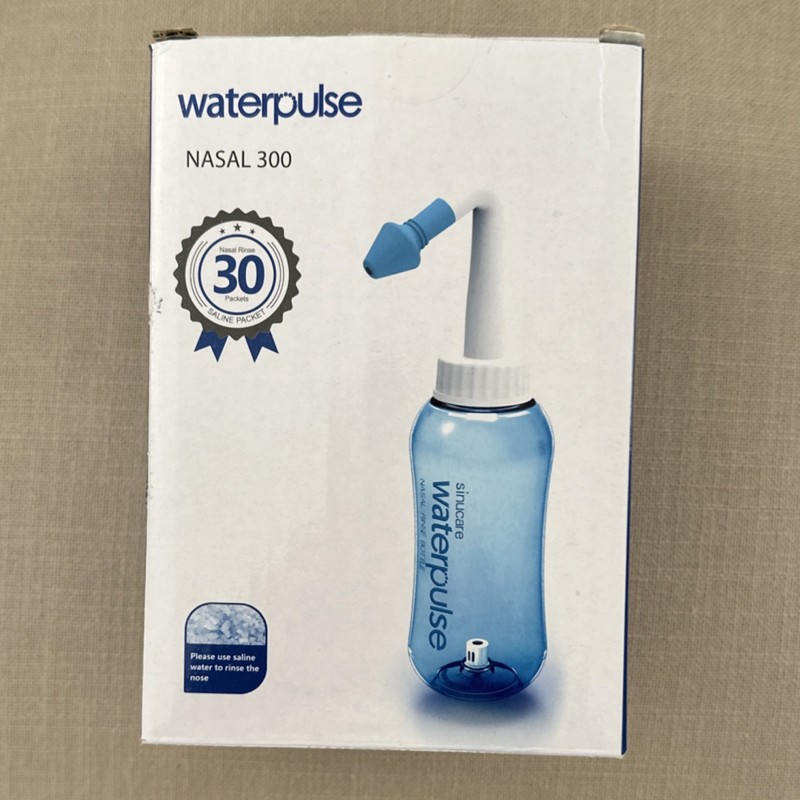 Waterpulse NASAL 300 Nasal Irrigator 300ml Blue White Reusable Adult