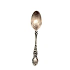 Wallace 925 Sterling Silver 3 7/8” Violet Demitasse Spoon, 9.8g