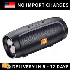 Bluetooth Wireless Speaker Portable Waterproof Stereo Bass Sound USB TF FM Radio