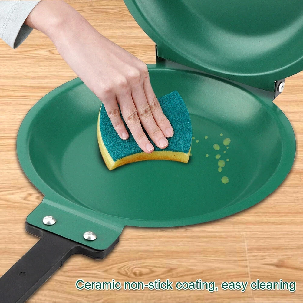 Frying Pan Double Side Non-stick Ceramic Coating Flip Frying Pan Pancake Maker
Opens in a new window