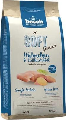 Bosch HPC SOFT Junior Hühnchen & Süßkartoffel | halbfeuchtes Hundefutter - 2,5kg
