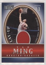 2004 Topps Luxury Box Lay-Up Relics Tier Reserved 63/200 Yao Ming #LU-YM HOF l8x