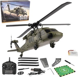 Bruce & Shark F949S K170 RC Helicopter Black Hawk UH-60L 4-Channel Flybarless