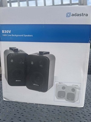 Adastra BC30-B 100V Hintergrundlautsprecher 4 Zoll schwarz (Paar)