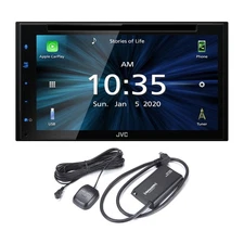 JVC KW-V660BT 6.8" Touchscreen Receiver + SXV300v1 Satellite Radio