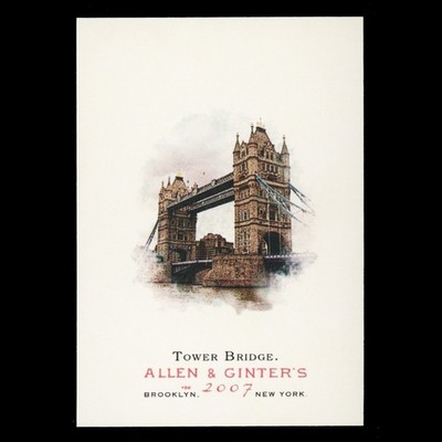 Tower Bridge ~ 2007 Topps Allen & Ginter Historic Landmark #192