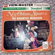 DISNEYLAND NEW ORLEANS SQUARE 3d View-Master 3 Reel Packet - Full Color Images