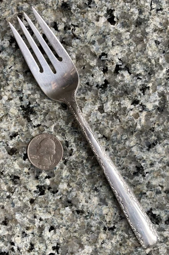 Gorham Camellia 1941 Sterling Silver Flatware Salad Fork-6.5" Long-39.52 Grams