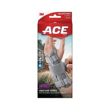 Left Wrist Carpal Tunnel Support Brace with Firm Stabilization for All Day Wear