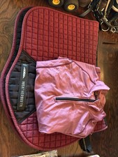 Weatherbeeta Maroon Pony Saddle Cloth With Base layer Top