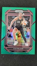 2023 Panini Prizm WNBA A'ja Wilson Green Prizm #25