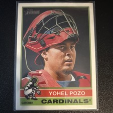 Topps Heritage High Number Yohel Pozo #683 St. Louis Cardinals Baseball 2025