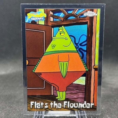 2025 Topps Chrome SpongeBob Flats the Flounder Base #32