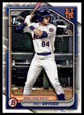 2024 Bowman Draft #BD-138 Trey Snyder New York Mets 1st Baseball