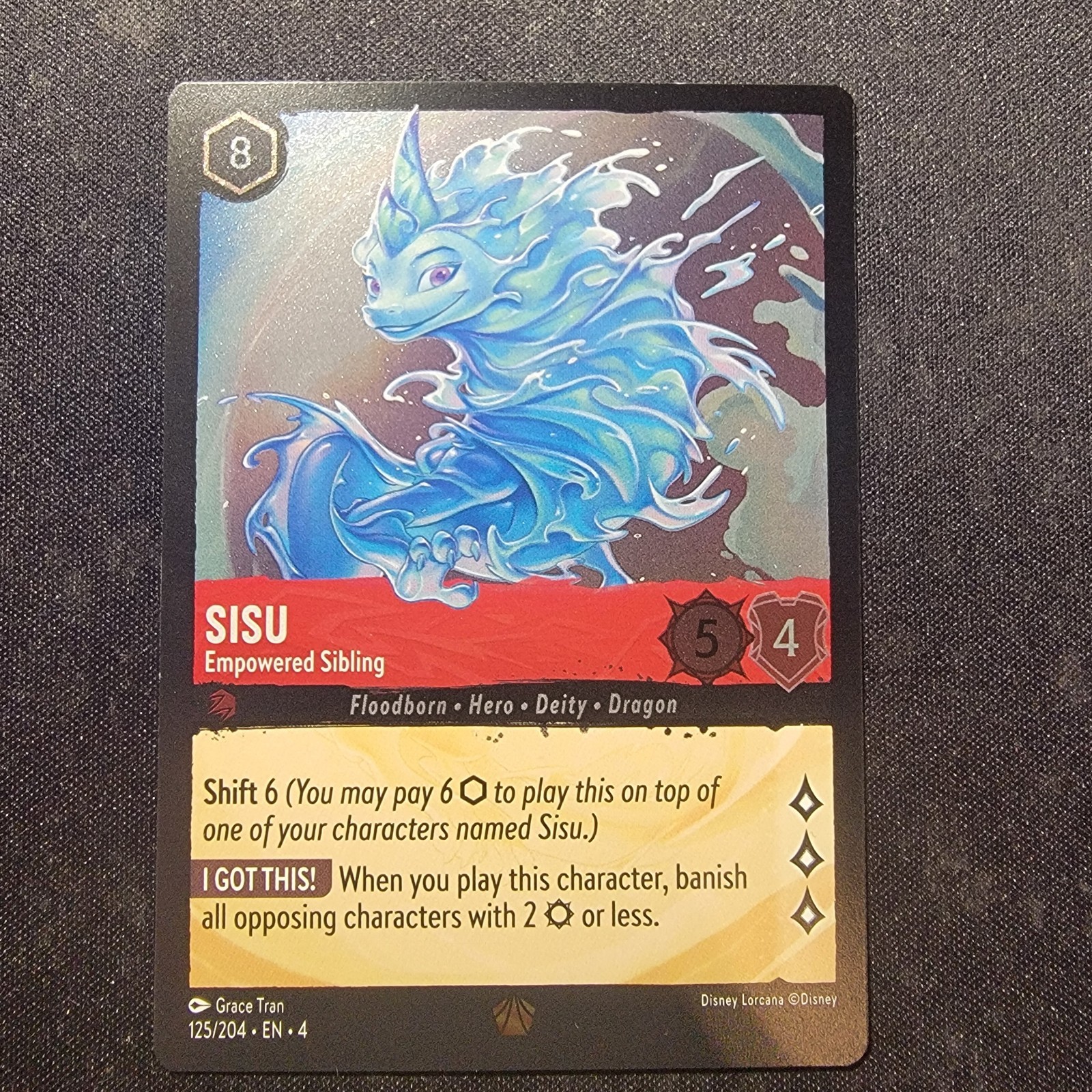 Disney Lorcana - Sisu Empowered Sibling 125/204 Ursula's Return Cold Foil NM