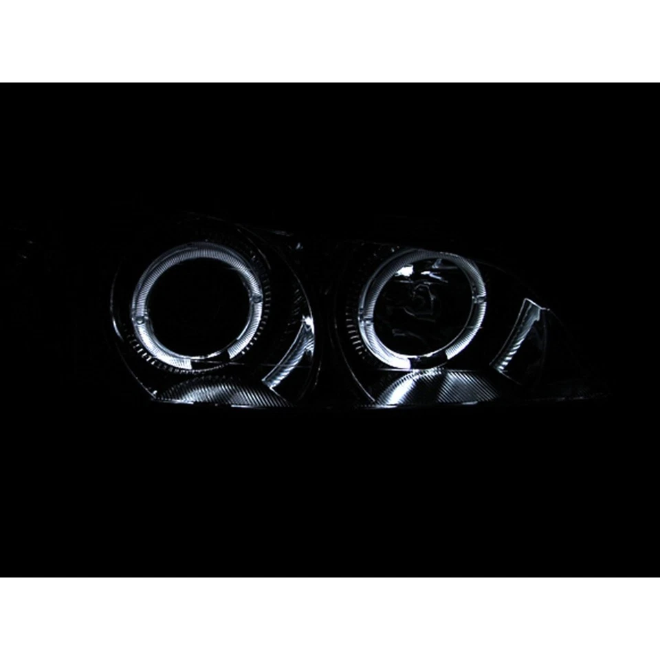 Faros proyectores ANZO para Infiniti I30 2000 2001 con cromo halo Foto 3 de 4