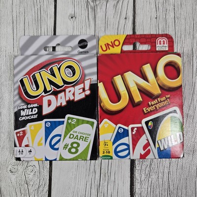 Mattel UNO Card Game Original Plus UNO Dare!! Card Game