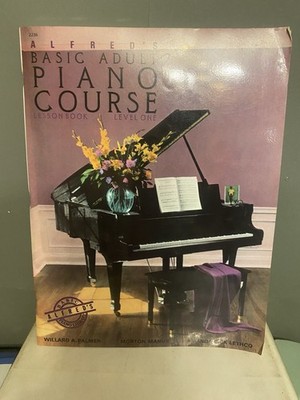 Paperback Alfred s Basic Adult Piano Course/ Lesson Book Level One