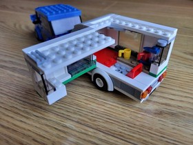 LEGO CITY #60117 Van & Caravan - Complete Set , RETIRED Camping Travel Trailer