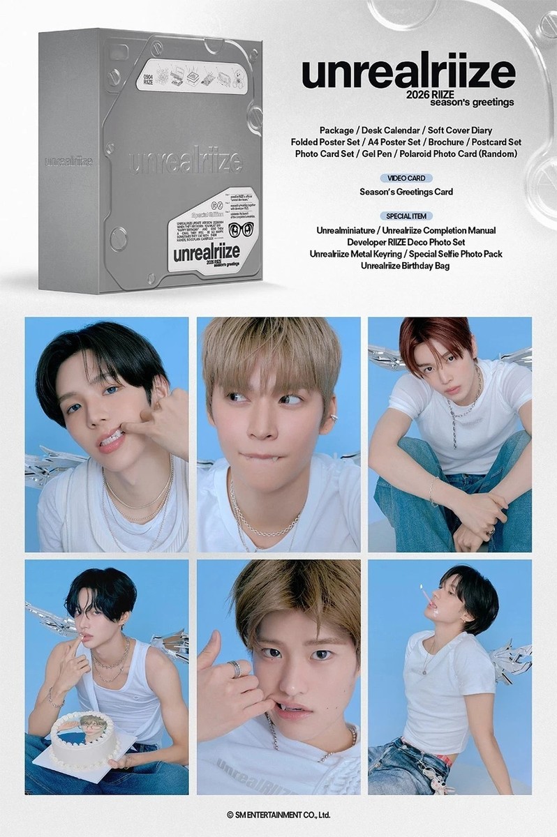 RIIZE 2026 SEASON'S GREETINGS [UNREALRIIZE] / FULL SET with GIFT+