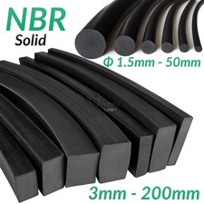 Black Nitrile Rubber NBR Solid Square /O Ring Cord Gasket Oil Seal Sealing Strip