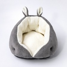 Bunny Ear Design Pet Bed Soft Warm Sleeping Mat for Cats Small Dogs Cute Cozy