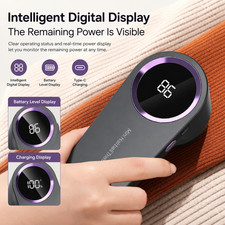 Rechargeable Fabric Shaver Lint Remover USB Electric Fuzz Pill Remover LED