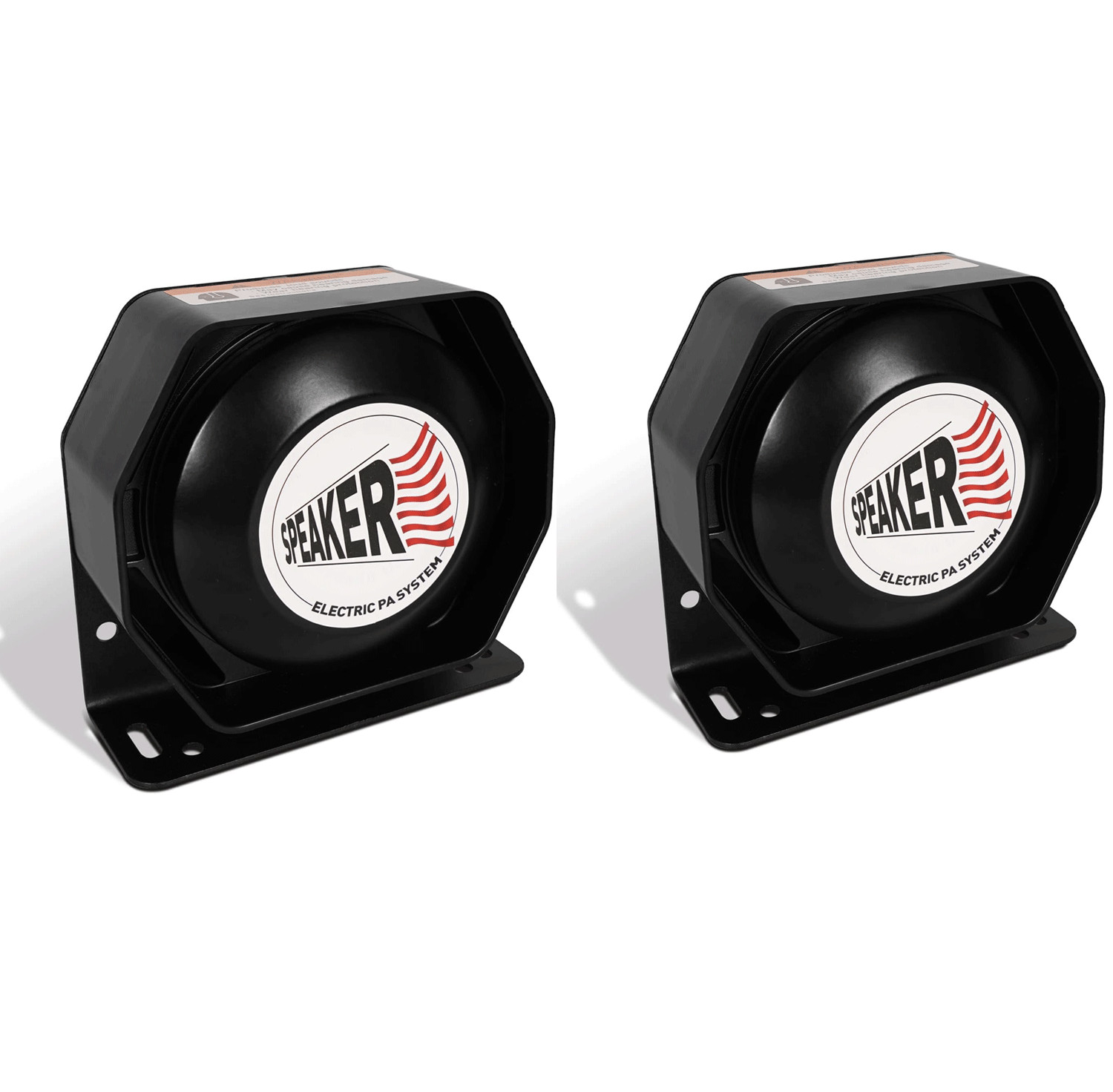 2PCS Compact High-Performance PA Siren Horn Speaker Ultra Slim-8 Ohms Brand NEW