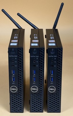 Lot of 3 Dell OptiPlex 3060 Intel(R)Core(TM)i5-8500T CPU@ 2.10GHz 8GB RAM 500GB
