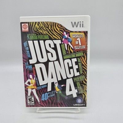 Just Dance 4 (Nintendo Wii, 2006) Complete w/Manual Tested Works 