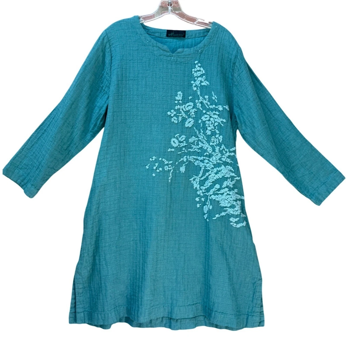 flowy blue dress Flowy Maxi Dress in Blue Denim Ocean Blue / 2XL