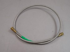 Lot of 4 Universal Stainless Steel Braided Hose Assemblies 4ft 5/16" JIC
