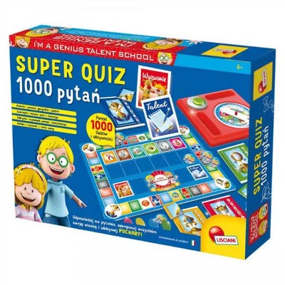 5907563019072 I'm Genius. Super quiz 1000 pytań Lisciani