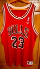 Vintage Champion Michael Jordan #23 Chicago Bulls NBA Red Jersey Size 48