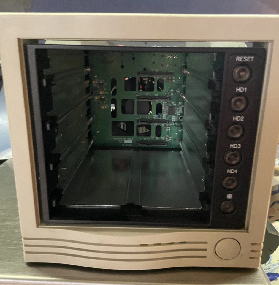 Vintage Addonics Combo Hard Drive Tower 4-Bay External Storage - Image 3 of 4