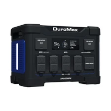 DuroMax XP2000PX 2000 Watt 1843 Wh LiFePO4 Portable Battery Backup Power Station