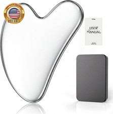 Gua Sha Facial Tool   Stainless Steel Guasha Tool for Face, Neck  Body   Gua Sh