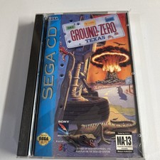 Ground Zero Texas Sega CD Sealed New Authentic