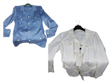 Vintage 80s Safari Jacket w/ Roll-Up Sleeves  Belt Made in Italy 4-Pocket S M