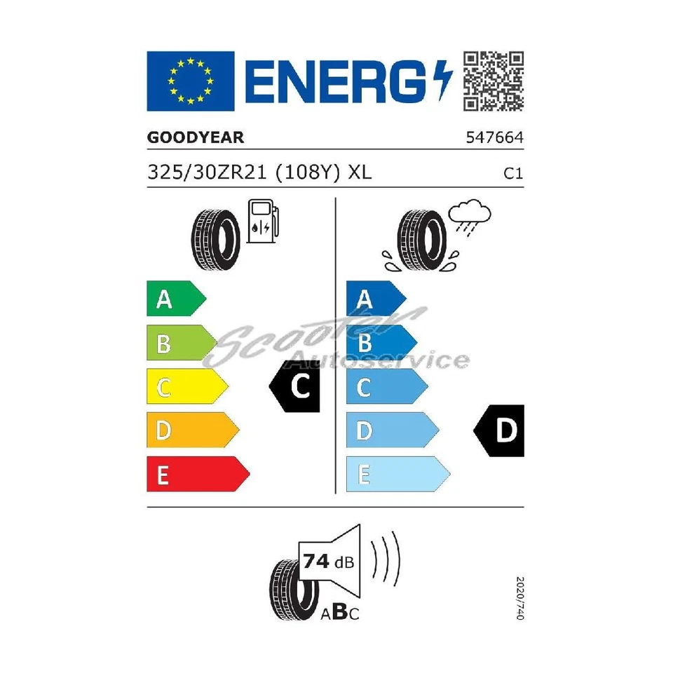Goodyear Sommer-Reifen 325/30R21 108Y ZR Eagle F1 SuperSport N0 XL | 38037 - Bild 2 von 3
