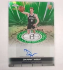 Topps Chrome Danny Wolf Brooklyn Nets Auto Green Refractor /99 Rookie 2025-26