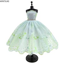 Spring Green Ballet Dress For 11.5" Doll Outfits Clothes 1/6 Dolls Accessories