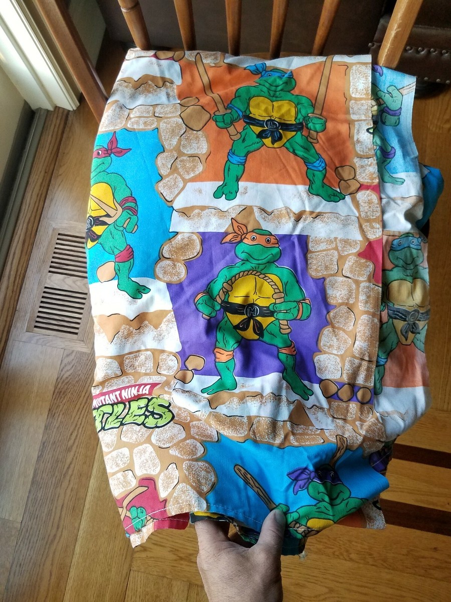 ヴィンテージ　USAアニメ　ミュータントタートルズシーツセット ヴィンテージ USAアニメ ミュータントタートルズシーツセット