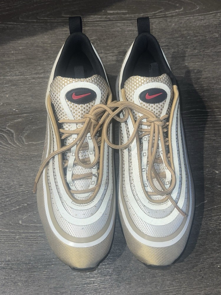 Nike Air Max 97 Ultra Mens Size 9.5 Metallic Gold 918356-700