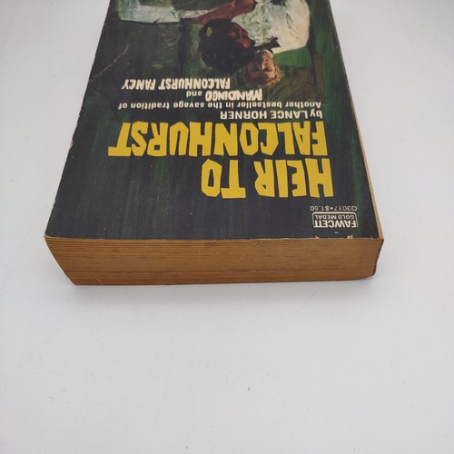 Heir To Falconhurst Lance Horner Vintage 1968 Fawcett Taschenbuch - Bild 3 von 7