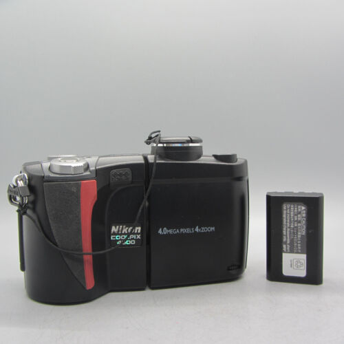 Nikon Digital Camera Coolpix 4500 4.0MP Black Tested
