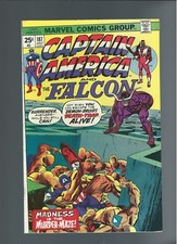 Captain America #187 (July. 1975, Marvel) VF 8.0 Demon Druid Appearance