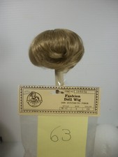 Imsco World of Dolls Wig Synthetic Size 7 Style M-60 Color 24 106074 NOS